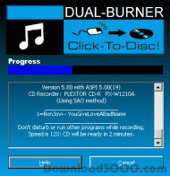 Dual-Burner for MP3 Players screenshot